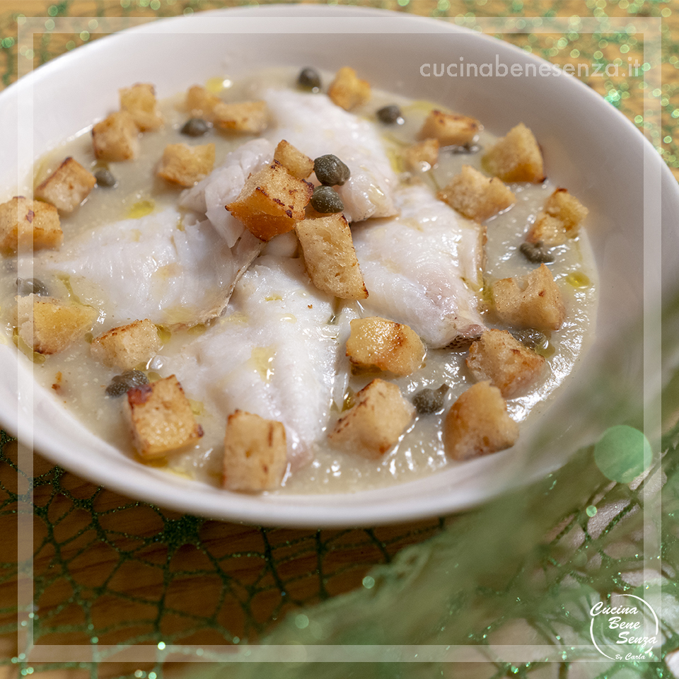 filetto di sarago con crema di finocchi