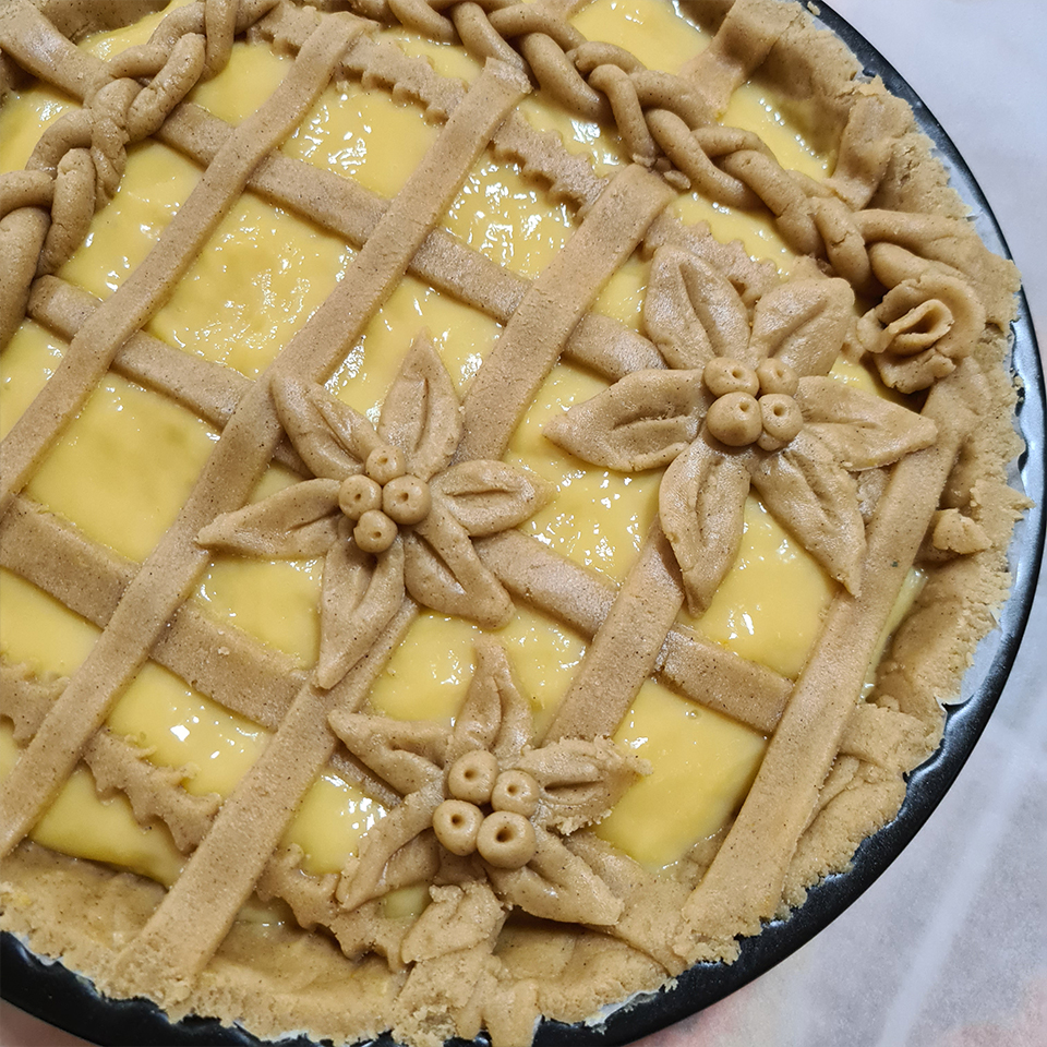 crostata alla crema